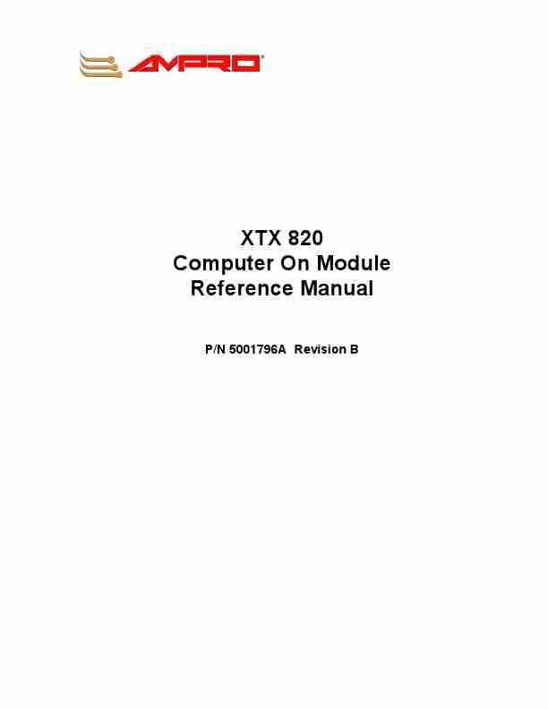 Ampro Corporation Personal Computer XTX 820-page_pdf